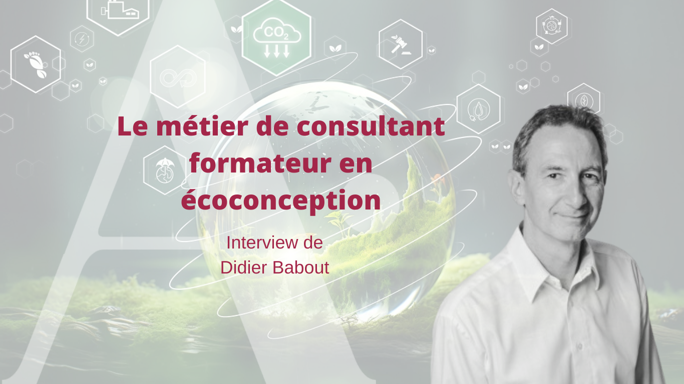 Didier Babout, consultant en écoconception chez Alticéo