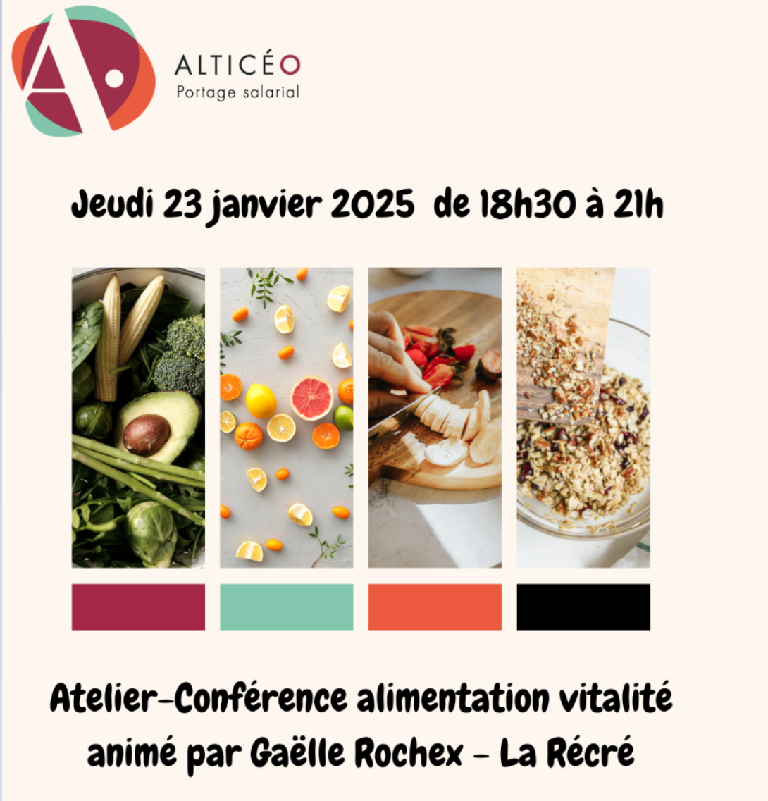Atelier Conférence alimentation vitalité